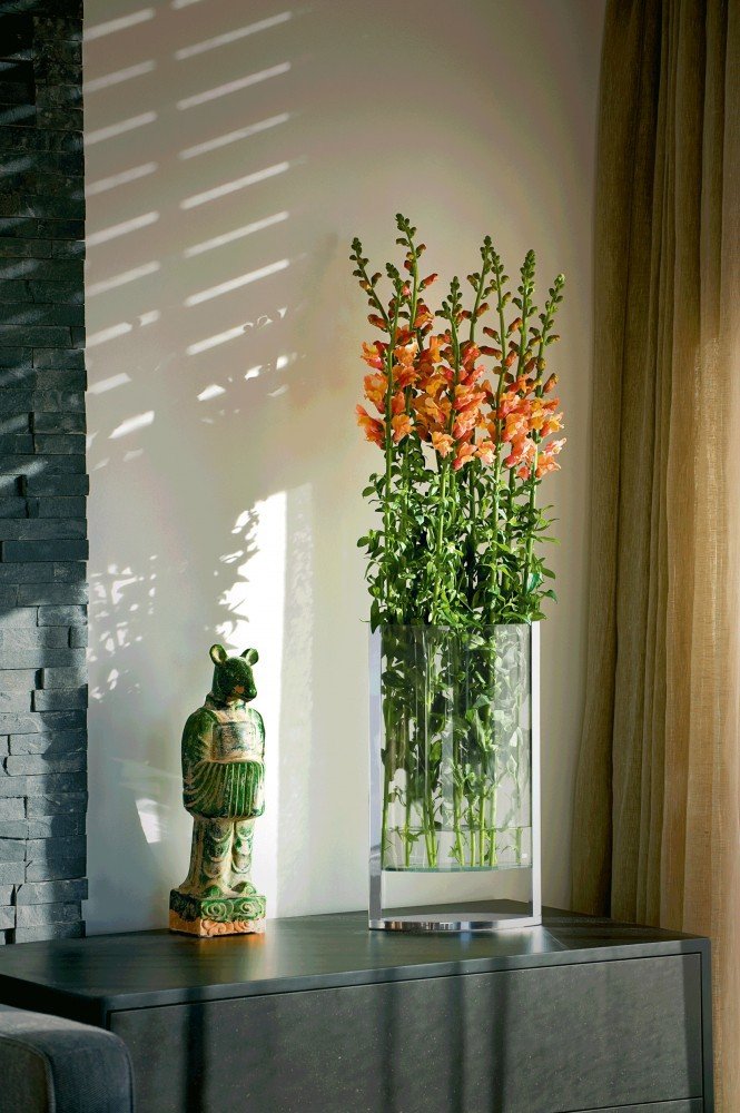 PHILIPPI - Decade Vase L - Klassiker Blumen schweben über dem Tisch - Zeitlos und Elegant, L