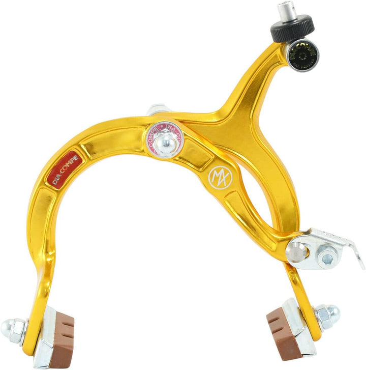 Dia-Compe MX1000 Side Pull Caliper Brake Set (F+R) for Old School BMX, Gold, DP2509-FR
