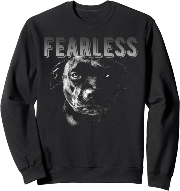 Netter Staffordshire Bullterrier in Schwarz für Männer oder Sweatshirt