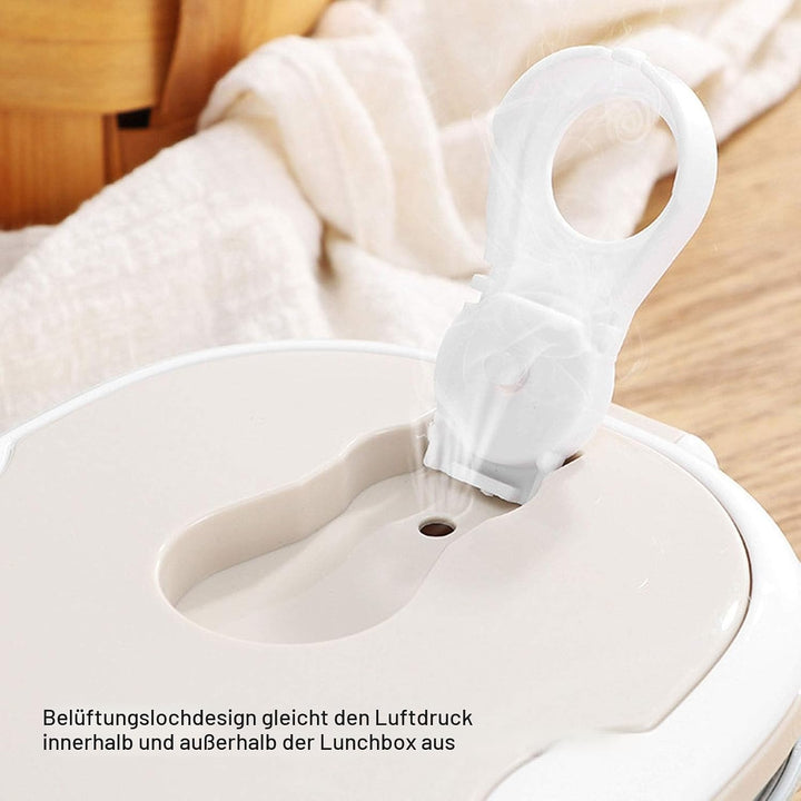 Thermo Lunchbox, 304 Edelstahl-Lunchbox, Thermo Essensbehälter Mehrschichtige Lebensmittelbehälter m