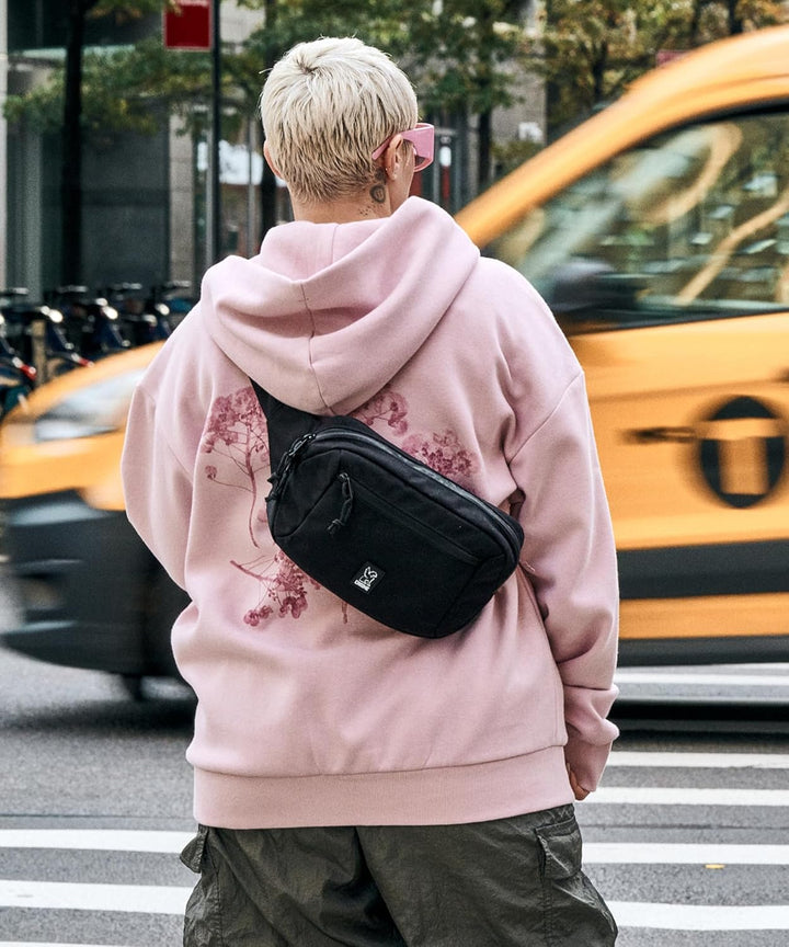 Chrome Ziptop Waistpack, 3 Liter, Black BK 3 Liter Black Bk, 3 Liter Black Bk