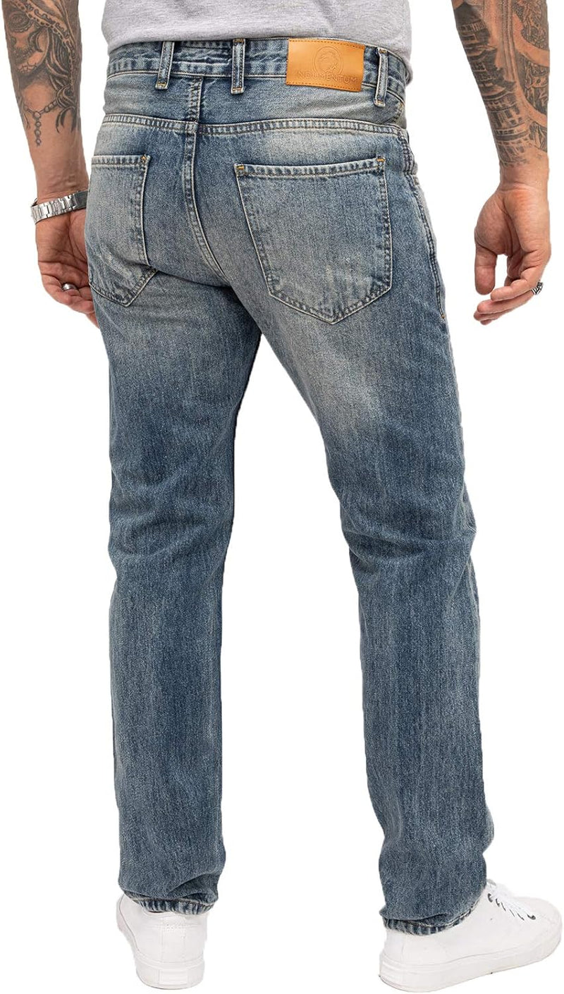 Indumentum Jeans Herren Regular Fit Hose 29W / 30L Blau - Ir500, 29W / 30L Blau - Ir500
