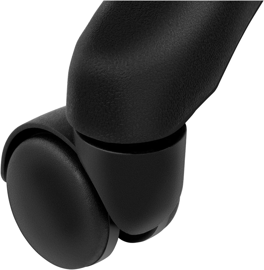 Physa Rollhocker Arbeitshocker mit Rollen Drehhocker Aversa Grey (grau, höhenverstellbar, max. 150 k