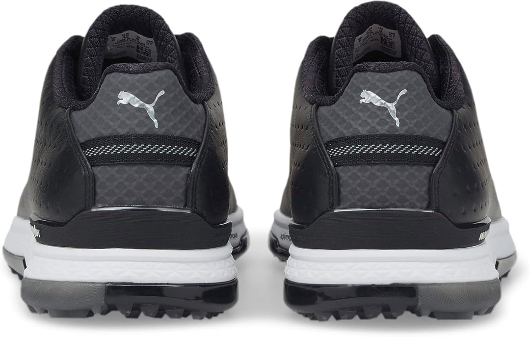 PUMA Herren Proadapt Alphacat Leather Golfschuh 40 EU Puma Black Puma Silver, 40 EU Puma Black Puma