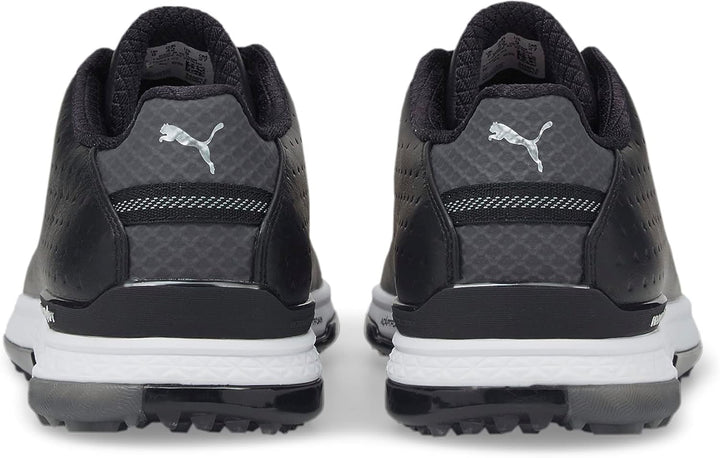 PUMA Herren Proadapt Alphacat Leather Golfschuh 40 EU Puma Black Puma Silver, 40 EU Puma Black Puma