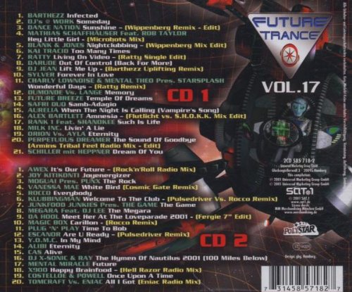 Future Trance Vol.17, Audio-CD