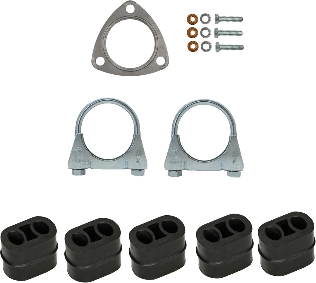 Ferroz Export Ersatz für Auspuffanlage Opel Corsa C 1.2 1.4 16V, BJ. 2000 bis 2006 Auspuff Komplett