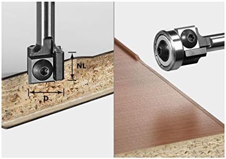 Festool Bündigfräser-Wendeplatten S8 HW D19 12x12 KL OFK