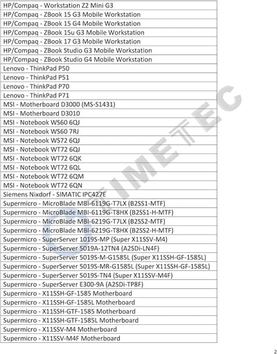 Timetec Hynix DDR4 2666 MHz PC4-21300 Unbuffered ECC 1,2 V CL19 1Rx8 Single Rank 260 Pin UDIMM Undef