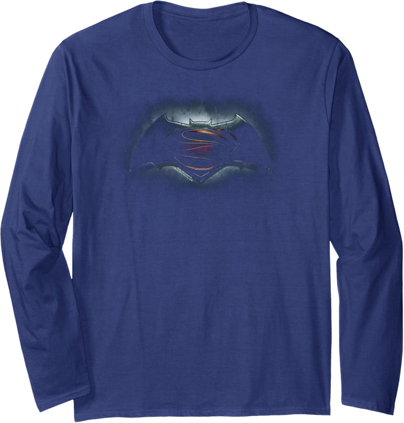 Batman v Superman Logo Langarmshirt