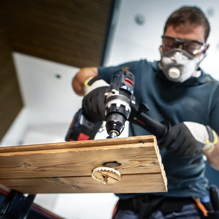 Bosch Professional Lochsäge Progressor for Wood & Metal (Holz und Metal, Ø 108 mm, Zubehör Bohrmasch