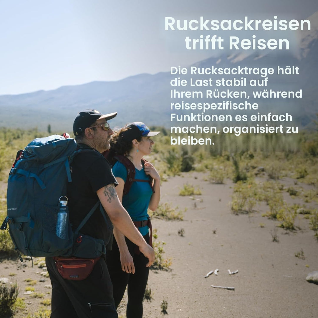 Osprey Farpoint Herren Rucksack Muted Space Blue O/S - Fassungsvermögen 55L, Muted Space Blue O/S -