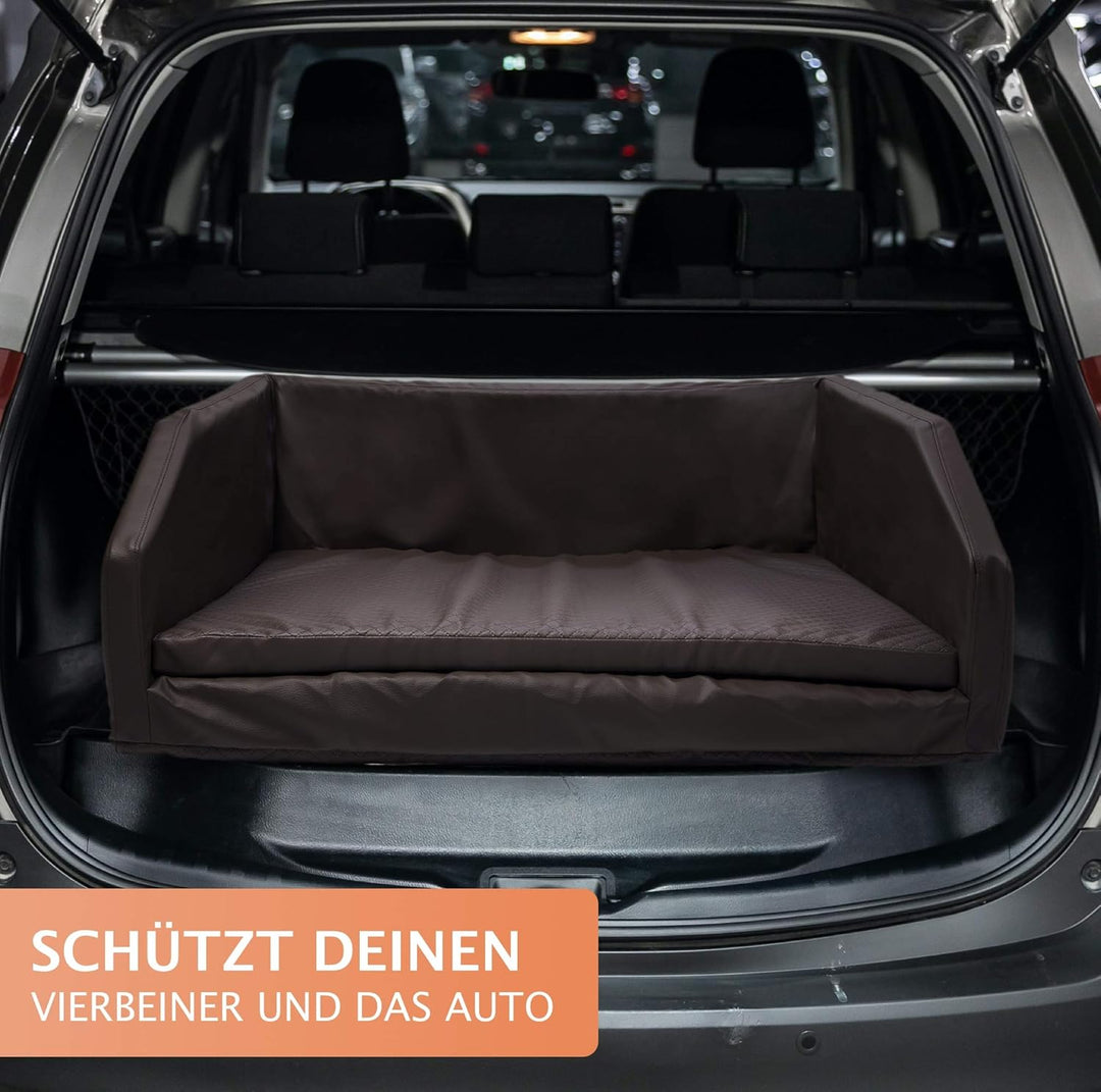 Mayaadi Home Premium Hundebett - 100 x 70 cm - Hochwertiger Autositz für Deinen Hund - Autohundebett
