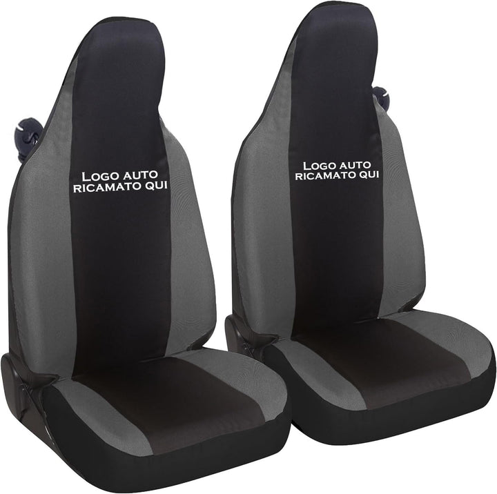 Susy Shop Autositzbezüge kompatibel für Smart fortwo, 450 451 und 453, Set mit 2 Vordersitzbezügen,