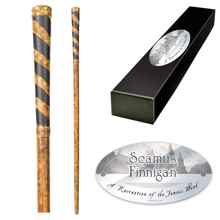 The Noble Collection - Seamus Finnigan Character Wand - 13in (33cm) Wizarding World Wand with Name T