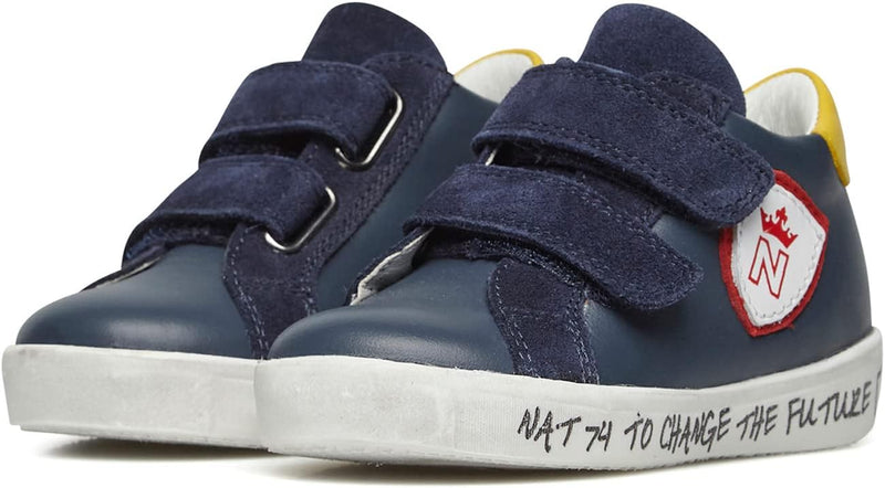 Naturino Baby-Jungen Korey 2 High Vl Gymnastikschuh 21 EU Blau, 21 EU Blau