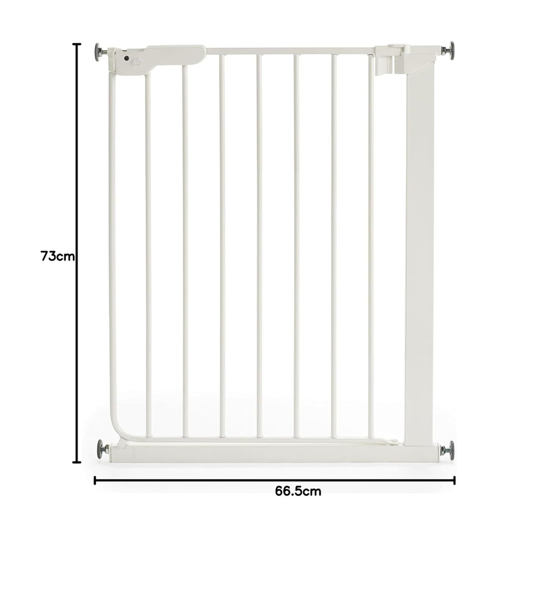 Baby Dan Tür und Treppenschutzgitter Slim Fit: für schmale Öffnungen, 63 - 69.5 cm, Farbe: