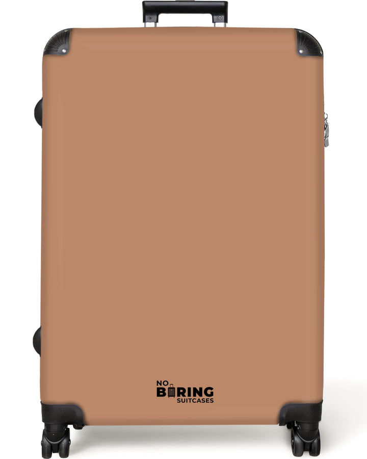 NoBoringSuitcases.com® Koffer XL Gross 77x51.5x28 cm Reisekoffer mit 4 Rollen Leicht Trolley Hartsch