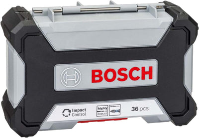 Bosch Professional 36 tlg. Schrauberbit Set (Impact Control, Pick and Click, Zubehör Schlagschrauber