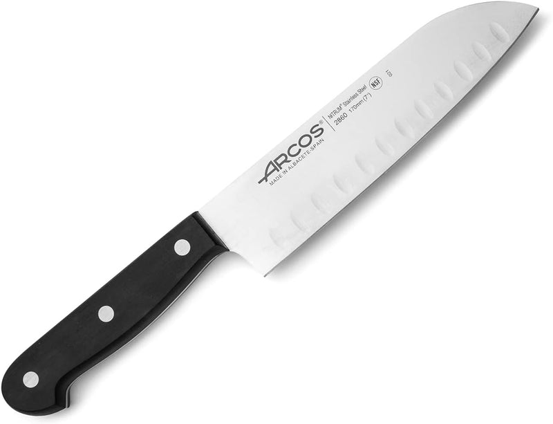 Arcos 286004 Serie Universal - Santoku Messer Messer Asiatischer ArtAsian Knife - Klinge mit Granton