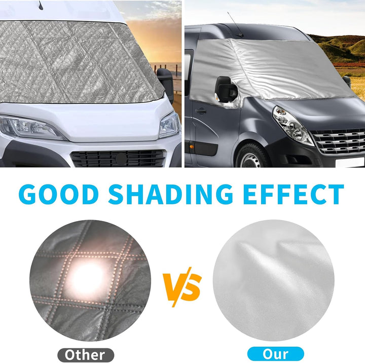 Frontscheibe Wrap Cover Ersatz für Renault Master 2010-2023, Ersatz für Opel Movano 2010-2023, Auto