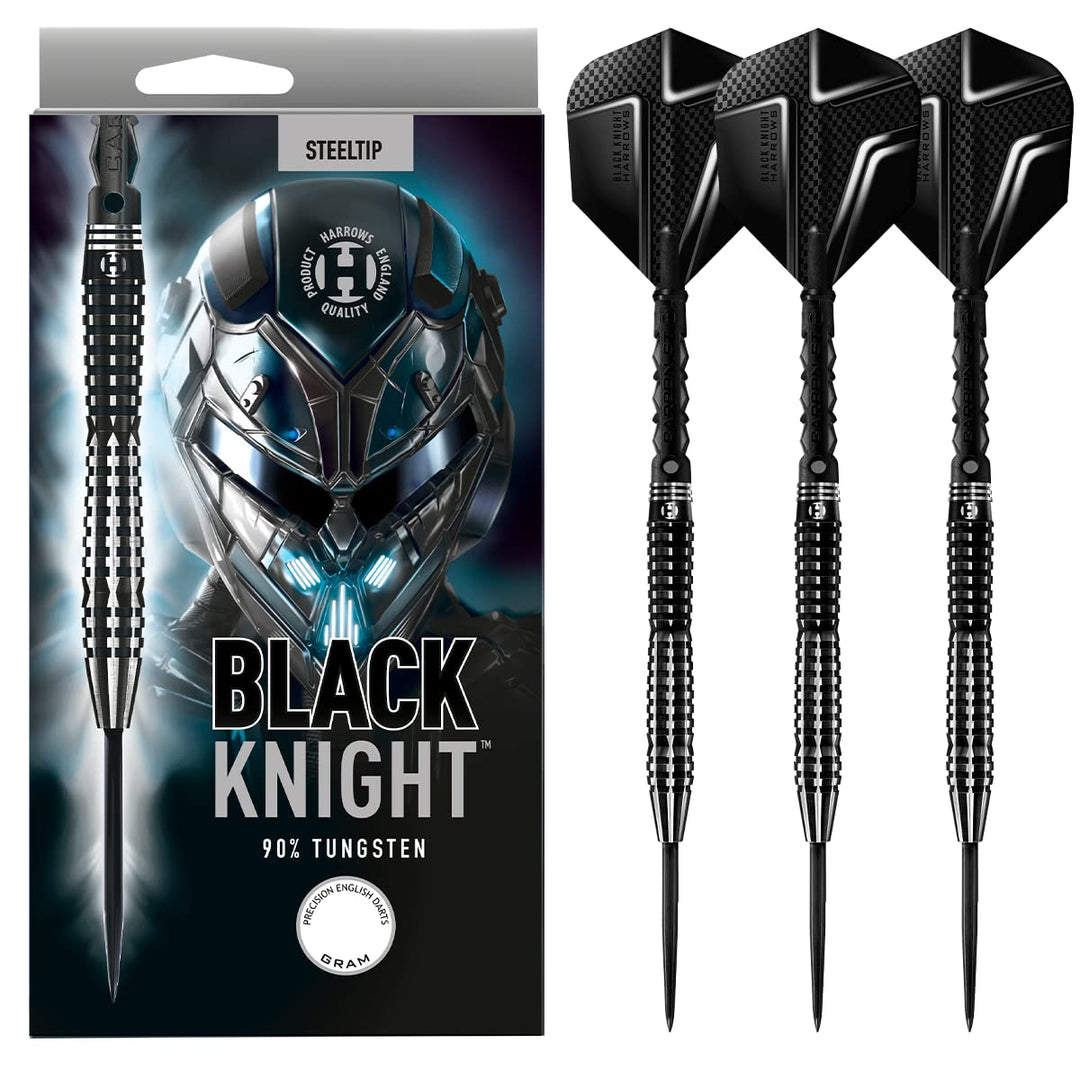 Harrows Steel Darts Black Knight 90% Tungsten Steeltip Dart Steeldart Hochwertiger Tungsten Dart Dar