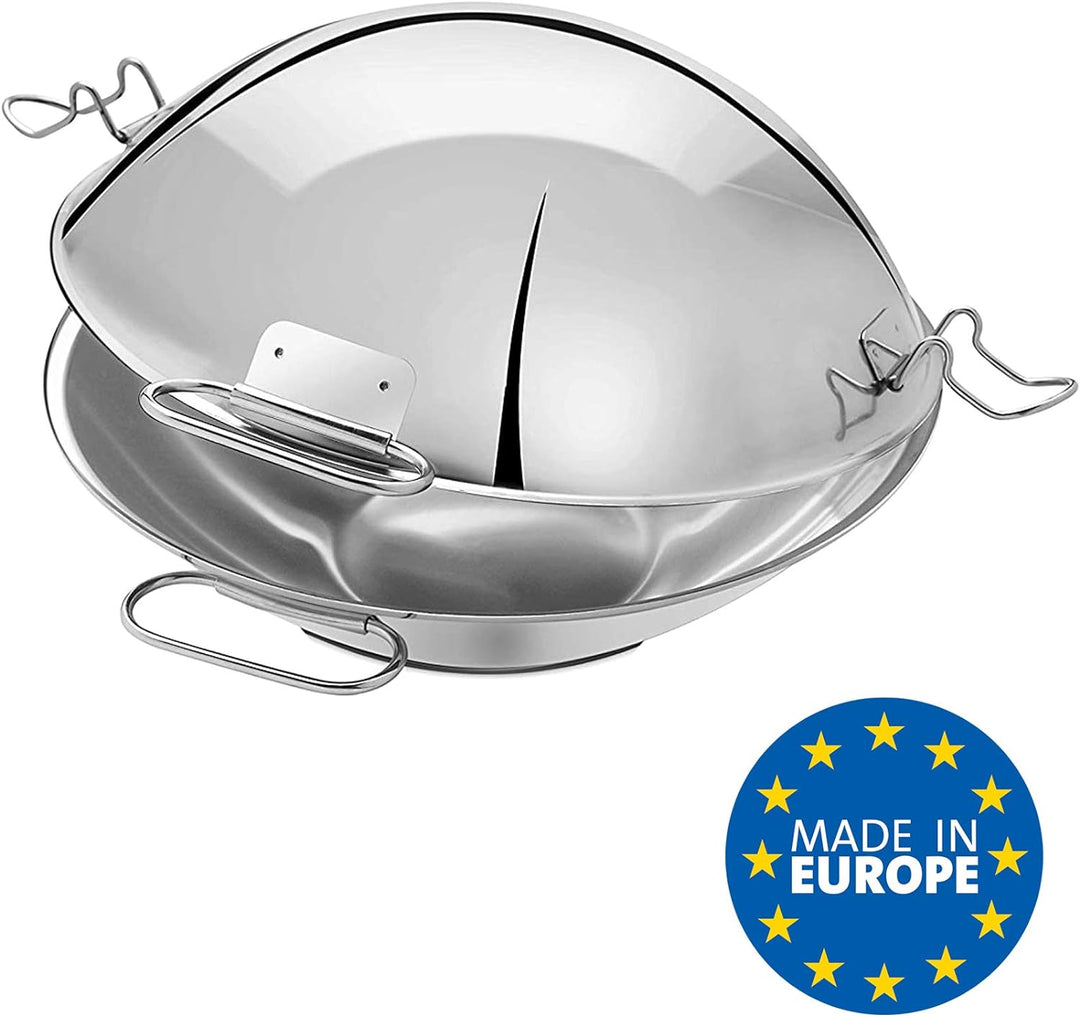 Artame art32802 cataplana Edelstahl Silber 24 x 24 x 14,5 cm 24 x 24 x 14,5 cm, 24 x 24 x 14,5 cm
