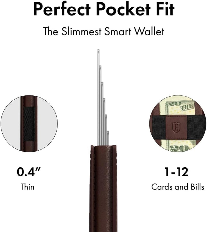 Ekster Parliament Wallet | RFID Schutz Geldbörse für Herren mit Push Button | Quick-Access Slim Wall