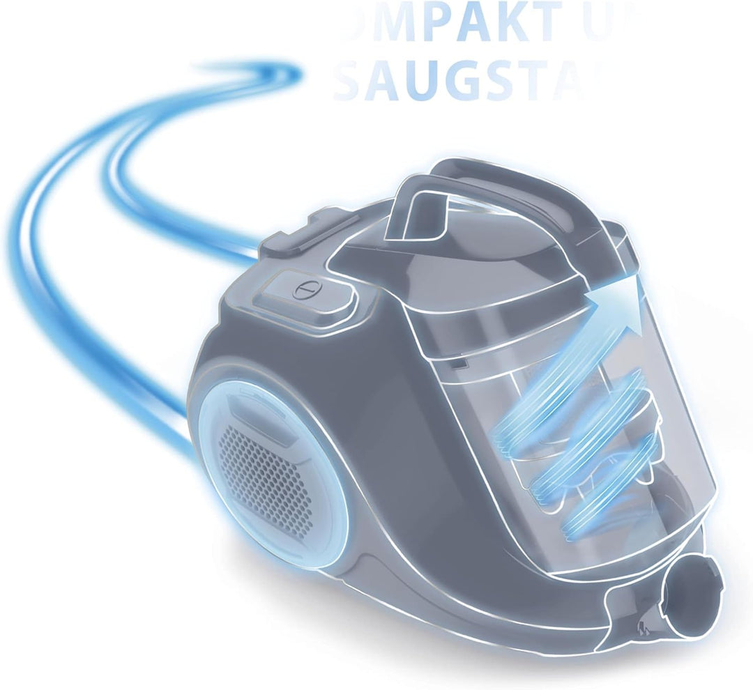 Rowenta ZR904301 Filter-Set für Staubsauger | ohne Beutel | für Swift Power Cyclonic | Grau