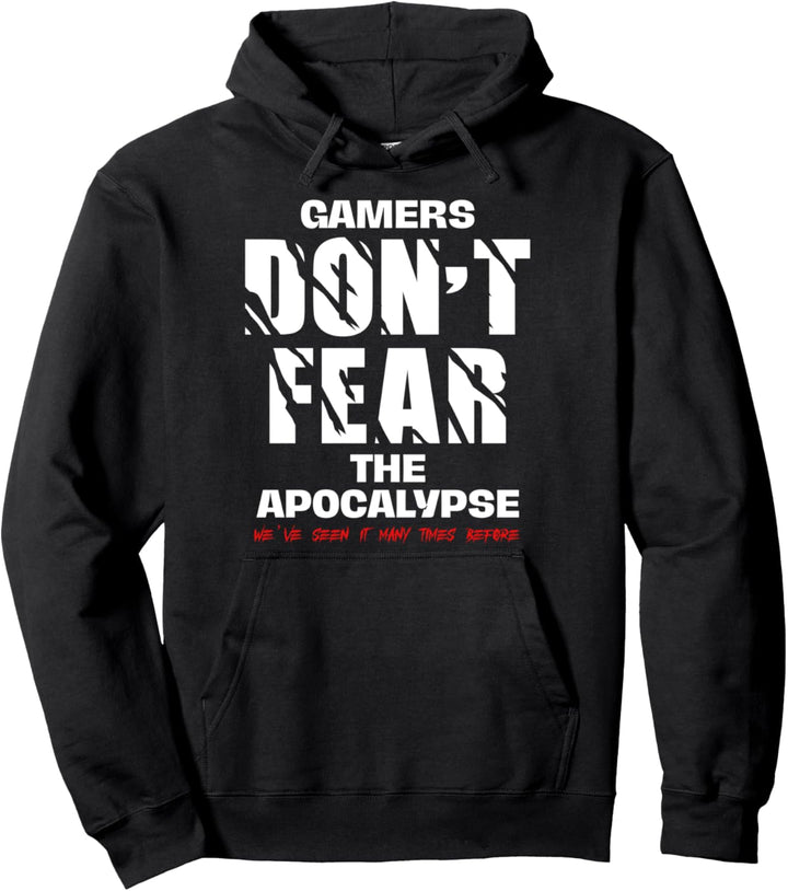 Gamer Haben Keine Angst Vor Weltuntergang Zocker PC Spieler Pullover Hoodie