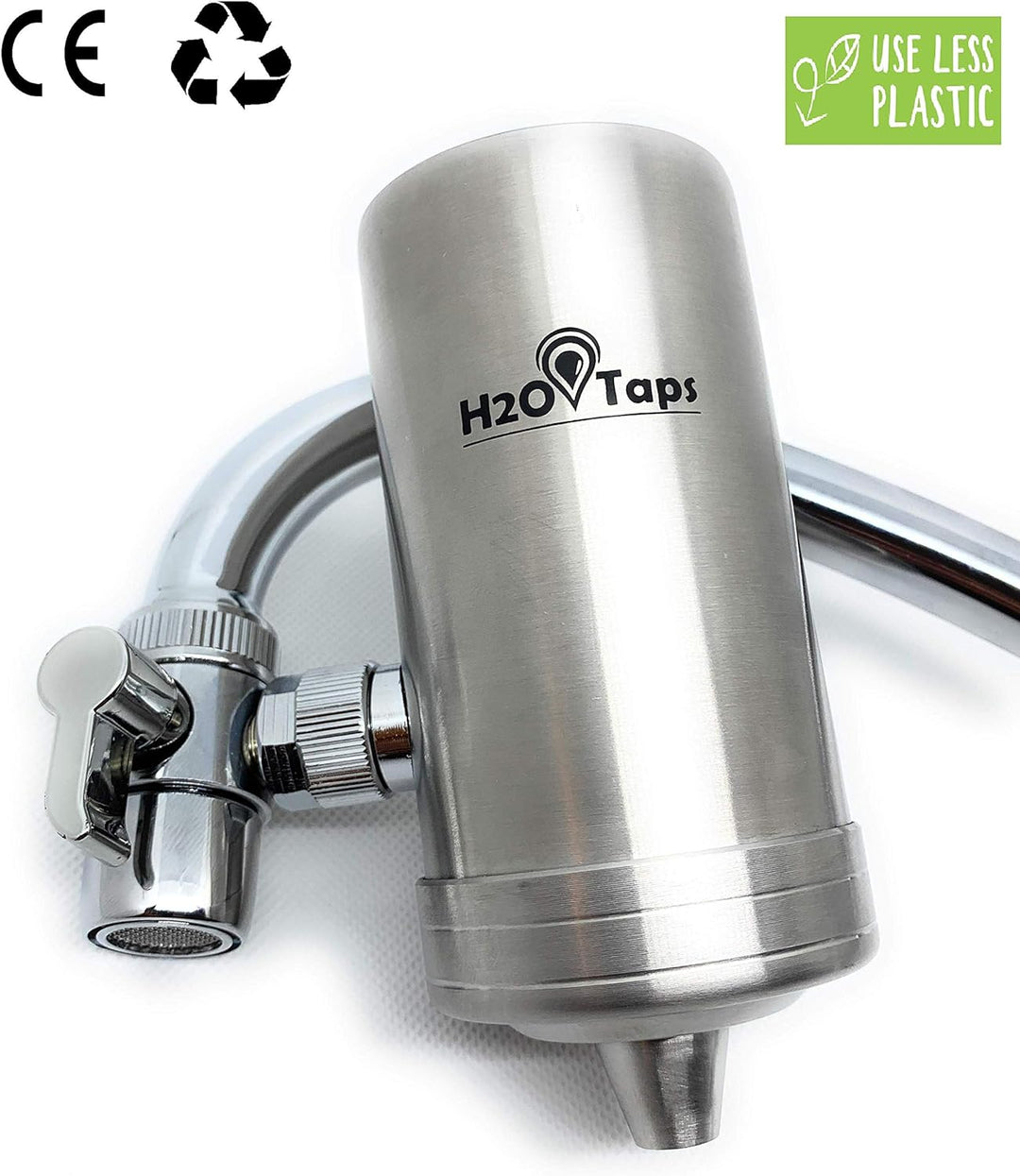 H2O Taps - Wasserfilter für den Wasserhahn - Wasserhahn - Edelstahl 304 Trinkwasserfilter - Wasserfi