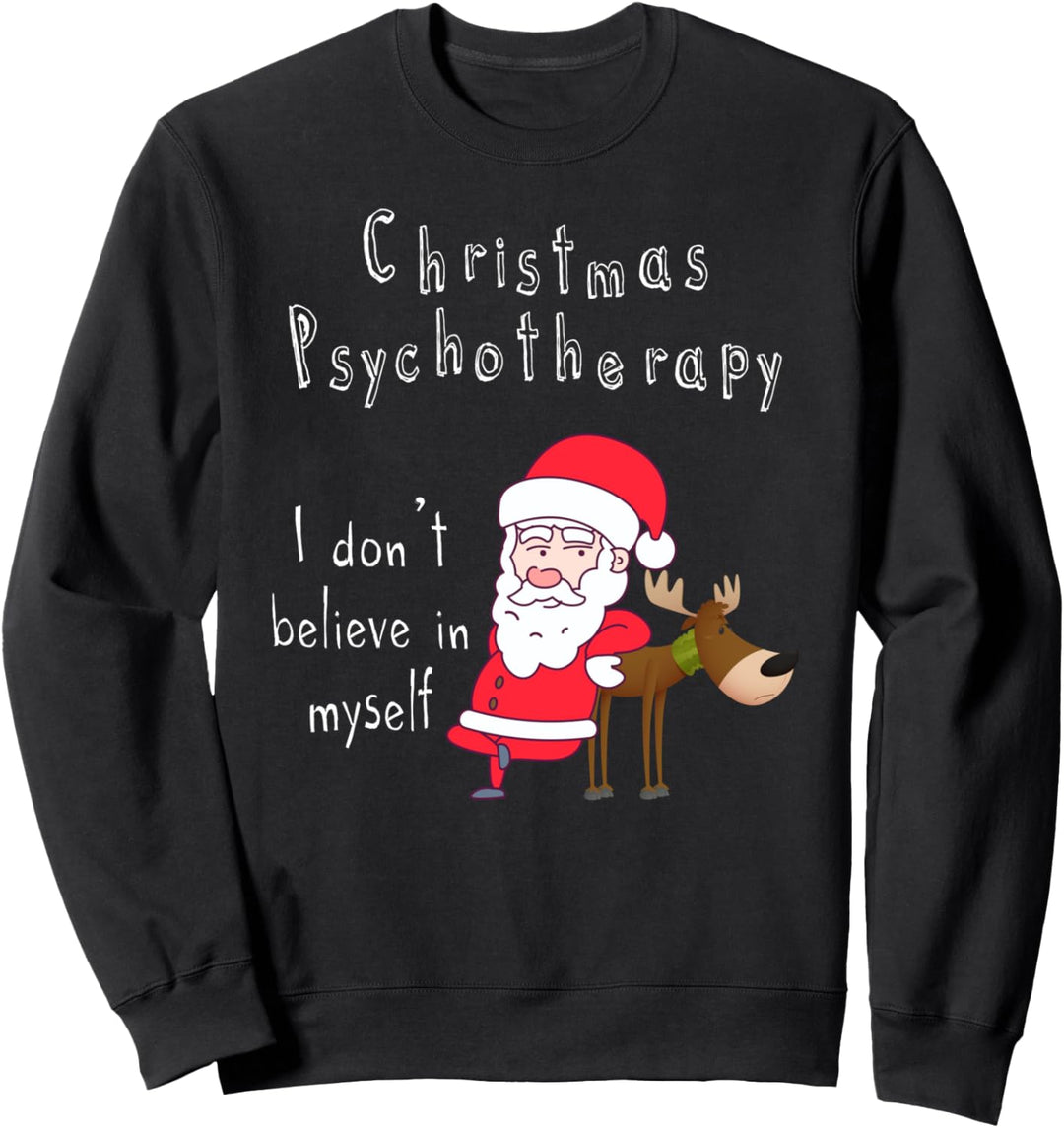 Xmas Funny Psychiatrist Santa Christmas kommt Psychologie Sweatshirt