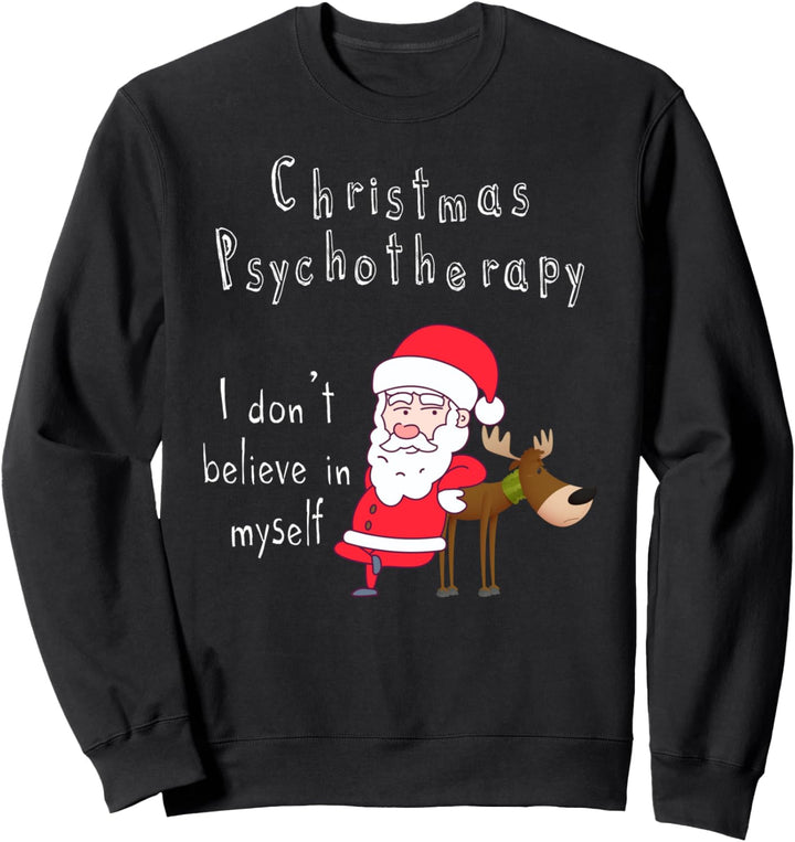 Xmas Funny Psychiatrist Santa Christmas kommt Psychologie Sweatshirt
