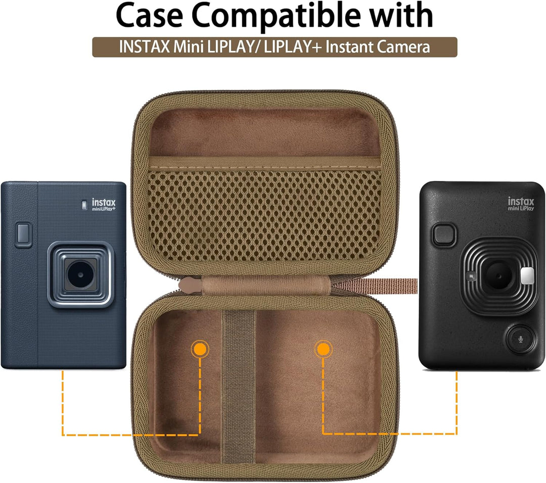 co2CREA Harte reiseschutzhülle Etui Tasche für Fujifilm Instax Mini LiPlay/LiPlay 2 /LiPlay+ Sofortb