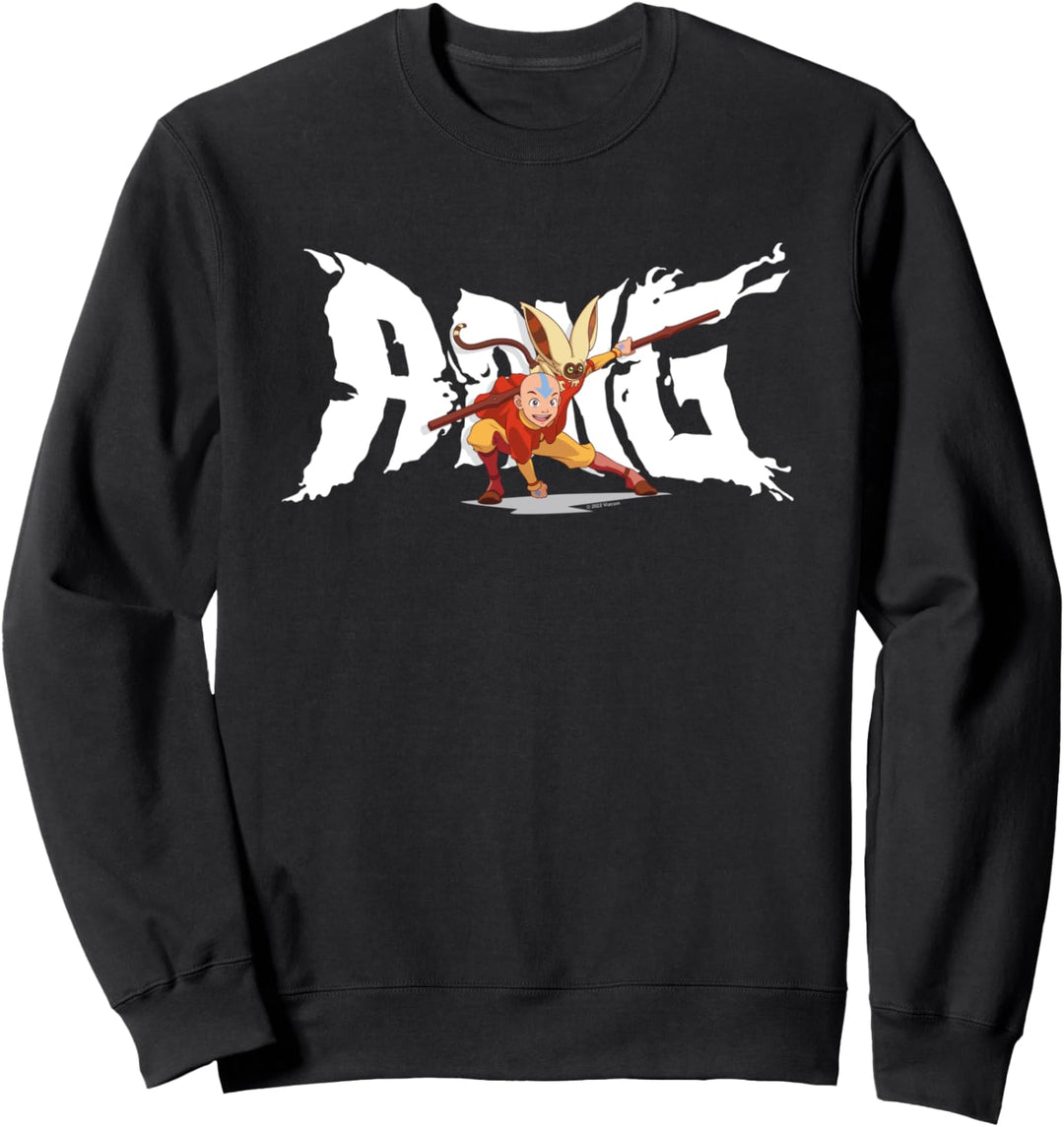 Avatar: The Last Airbender Aang and Momo Sweatshirt