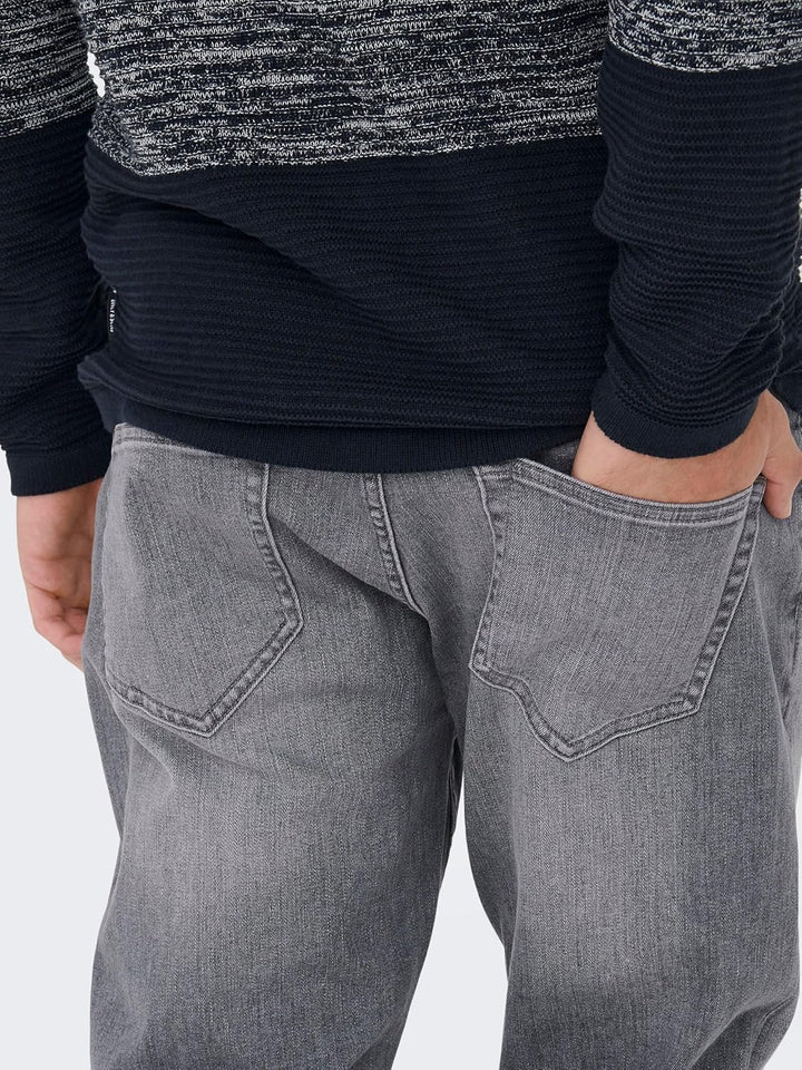 Only & Sons Male Normal geschnitten Jeans ONSWEFT Mittlere Taille Normal geschnitten Jeans 27W / 32L