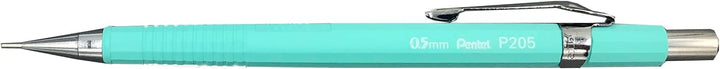 Pentel P200 Series Technische Druckbleistifte, Pastell-Reihe, 0,5 mm, 12 Stück, sortiert, 2 x blau,