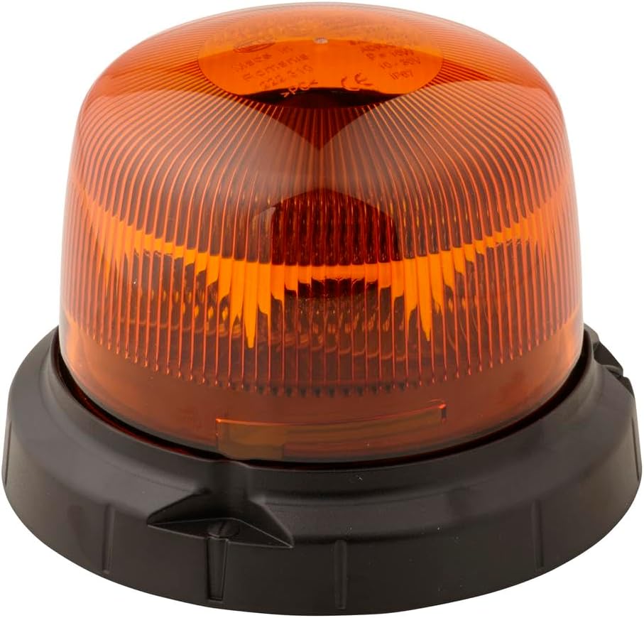 HELLA - LED-Blitz-Kennleuchte - RotaLED Compact - 12/24V - gelb - geschraubt - Kabel: 150mm - Stecke