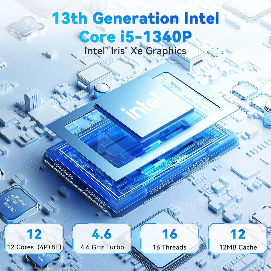 Intel NUC 13 PRO NUC13ANHi5 Arena Canyon, 16 GB RAM, 1 TB SSD, Intel Core i5-1340P, Windows 11 Pro M