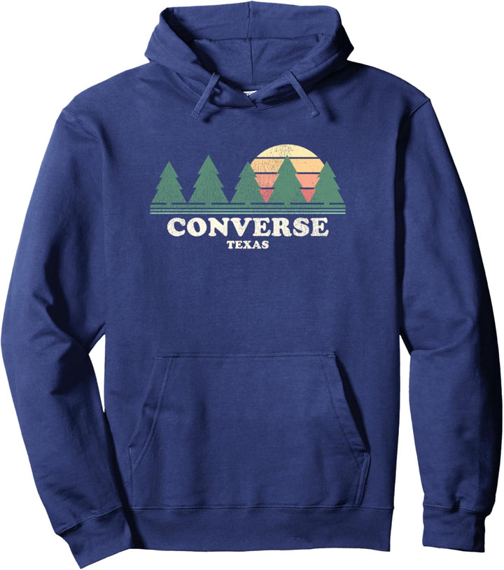 Converse TX Vintage Throwback Tee Retro 70er Jahre Design Pullover Hoodie