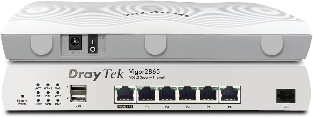 DrayTek Vigor 2865 Series- Dual-WAN VPN Firewall Router (Annex-B) Vigor 2865 (Annex-B), Vigor 2865 (