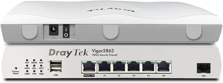 DrayTek Vigor 2865 Series- Dual-WAN VPN Firewall Router (Annex-B) Vigor 2865 (Annex-B), Vigor 2865 (