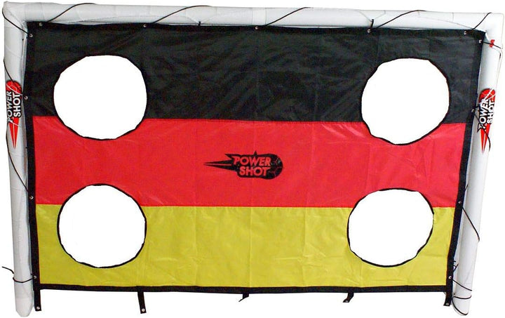 POWERSHOT® Fussballtor 3 x 2m - Made IN Germany - Super stabiles uPVC und Profi-Aspekt, WETTERFEST,