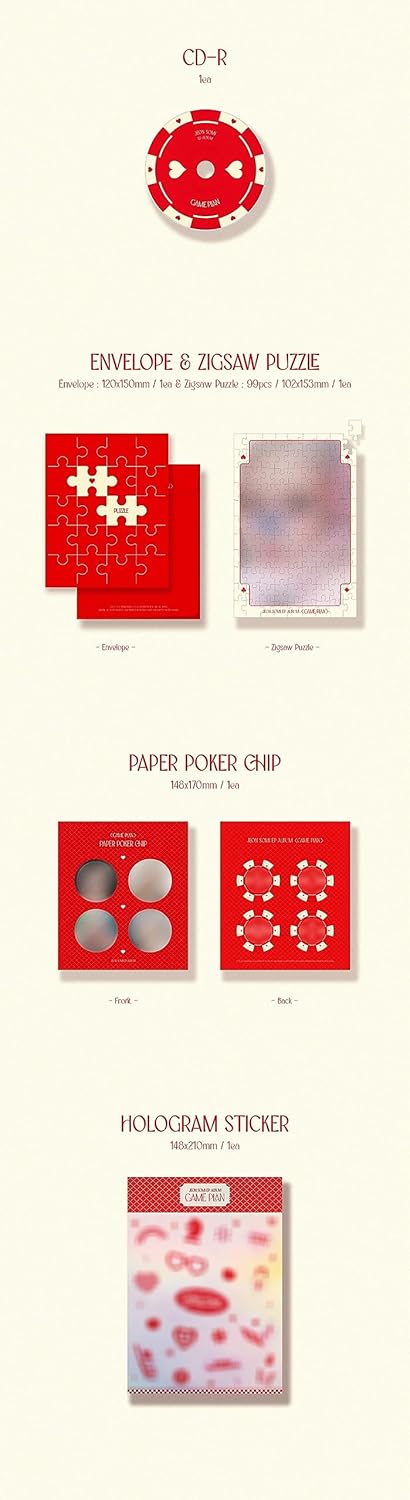 JEON SO MI - GAME PLAN Photobook version CD+Folded Poster (BLACK ver. (+1 Folded Poster)), Black Ver