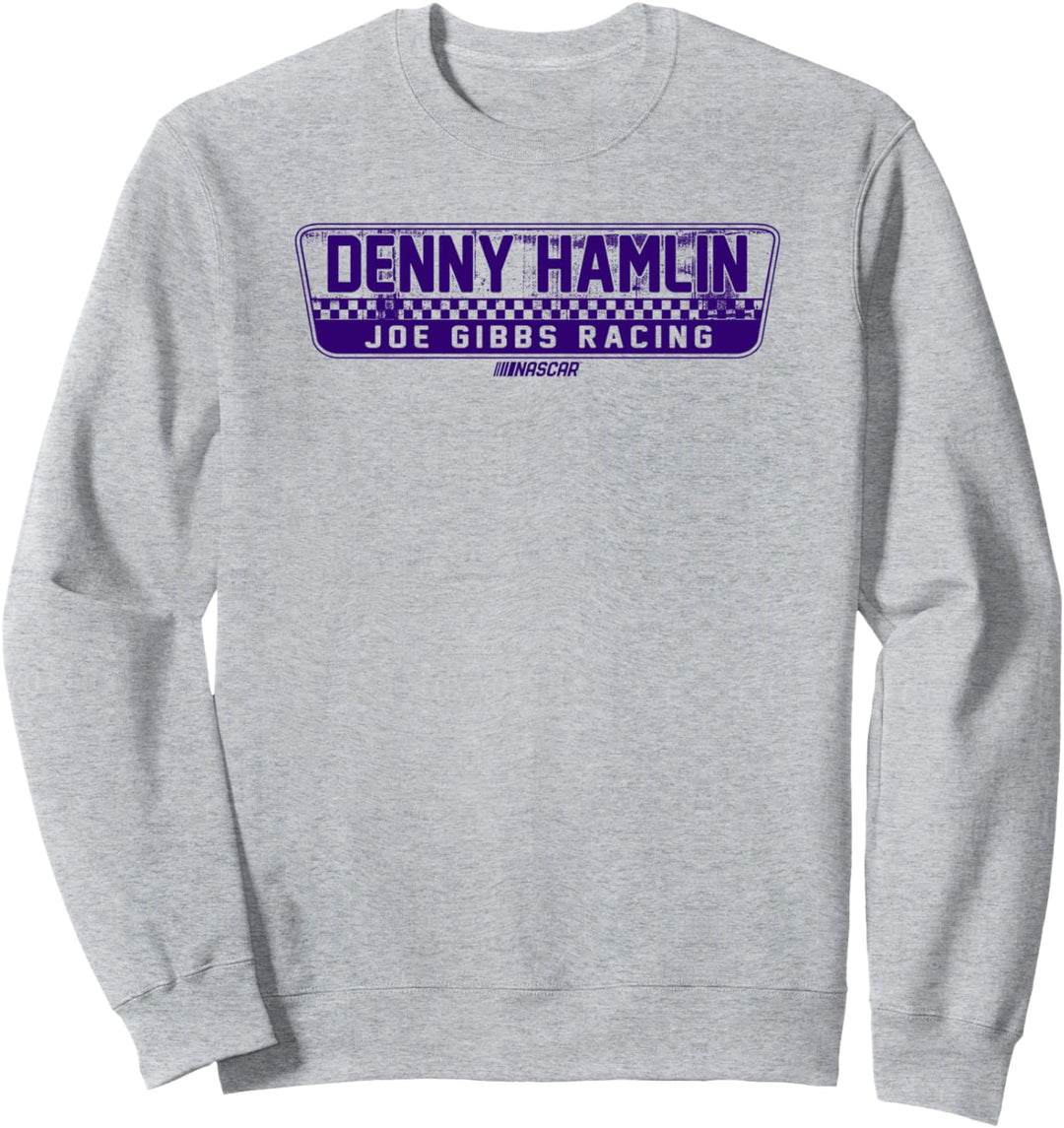 NASCAR - Denny Hamlin - Distressed Stamp Sweatshirt