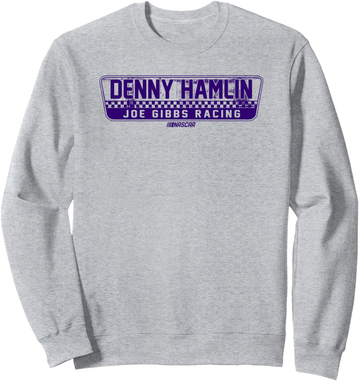 NASCAR - Denny Hamlin - Distressed Stamp Sweatshirt