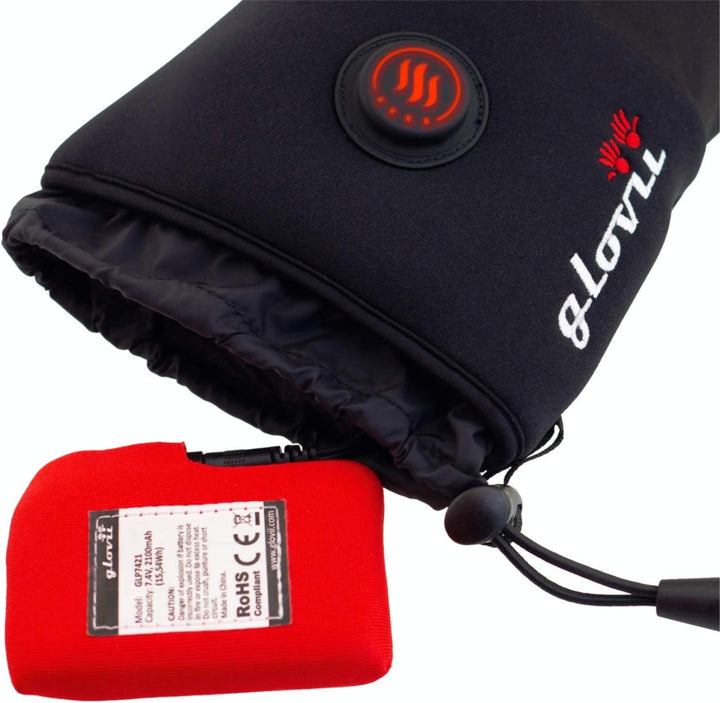 Akku Beheizte Thermoaktive Universalhandschuhe mit Wasserdichtem Bezug S/M GLB, S/M GLB