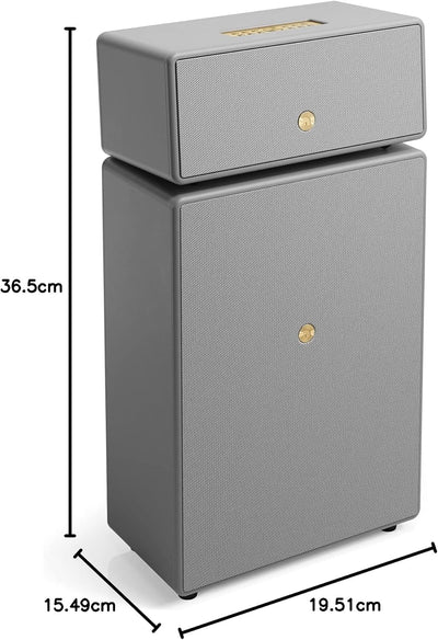 Audio Pro Drumfire II - Kraftvoller WiFi Multiroom Speaker - Kabellos mit Bluetooth –Tragbarer Lauts