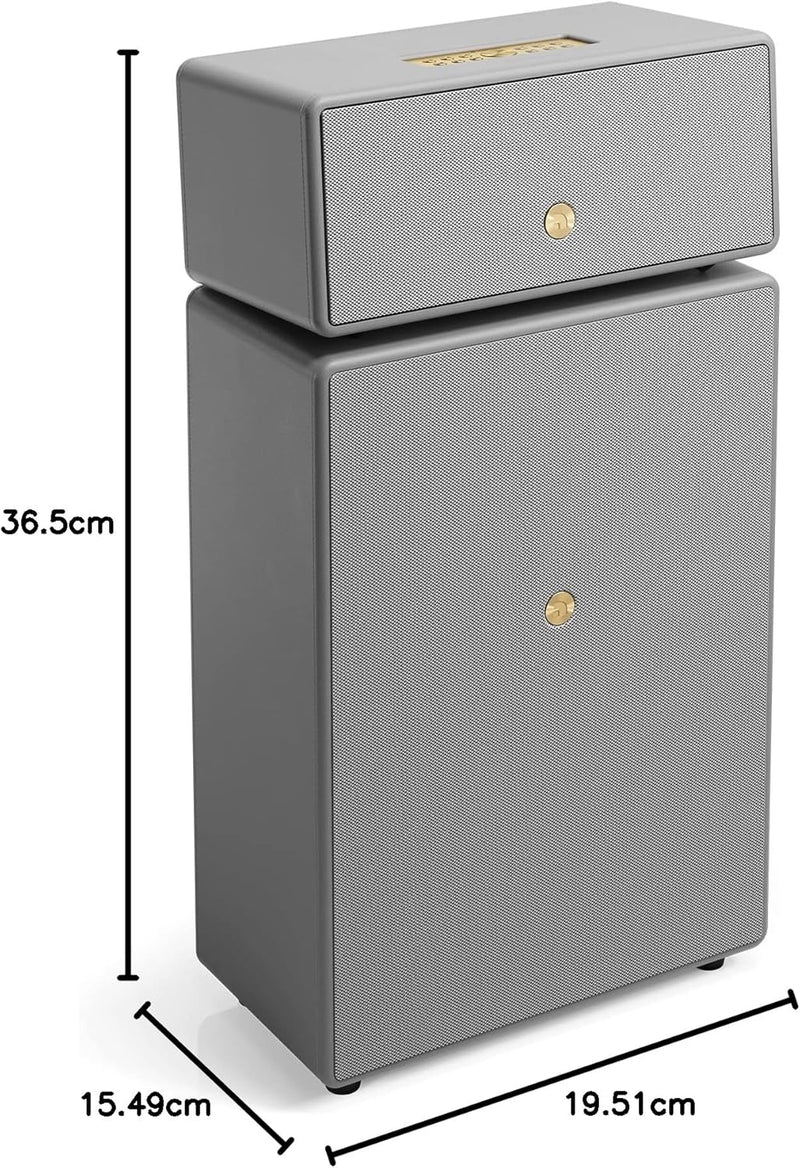 Audio Pro Drumfire II - Kraftvoller WiFi Multiroom Speaker - Kabellos mit Bluetooth –Tragbarer Lauts