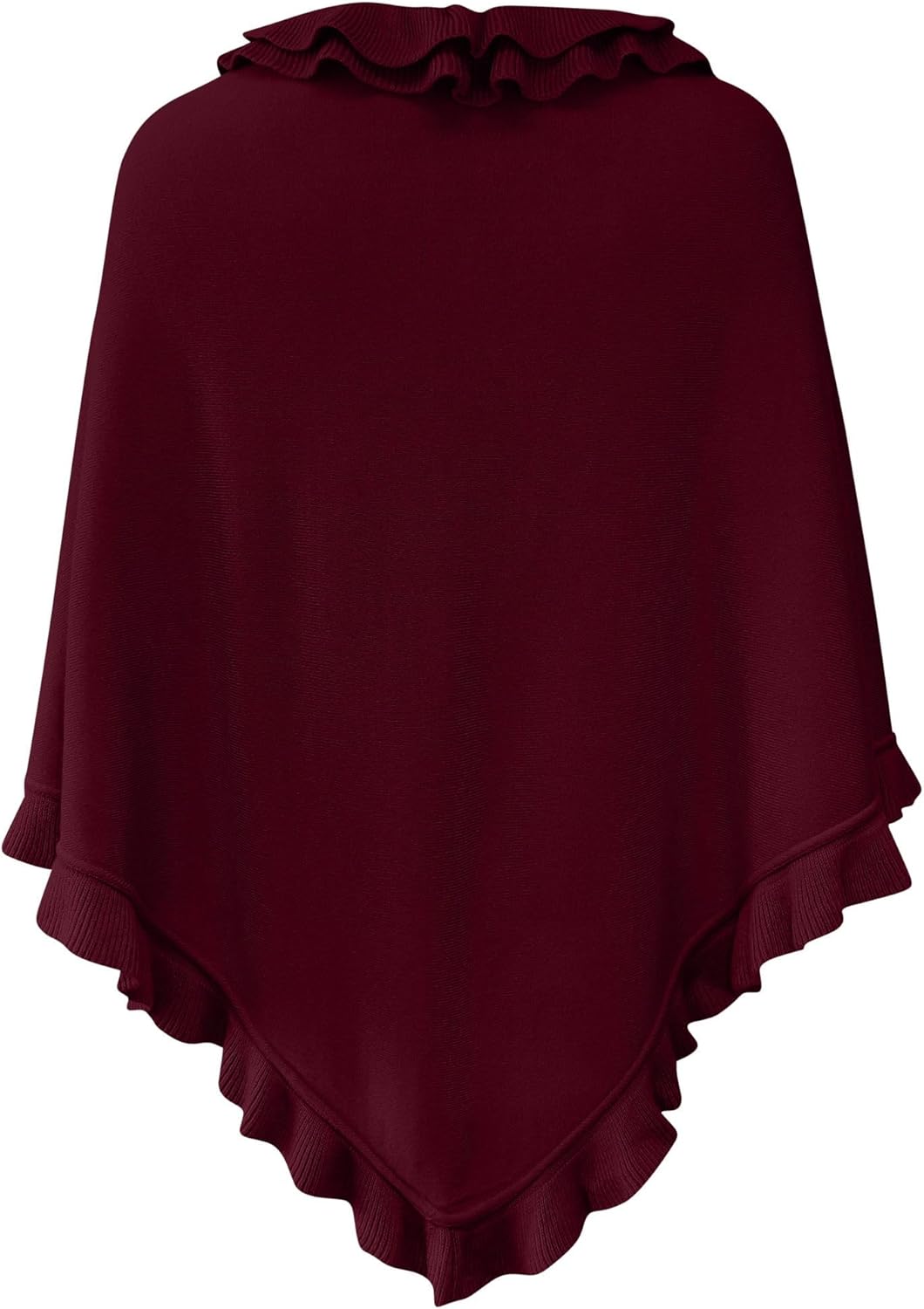 Poncho Cape Trachtentuch Umhang Stola Schultertuch Trachten-Tuch Damen Strickponcho Tracht Strick Tr